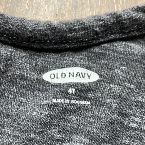 3 for $10 Gray button tee - Picture 2 of 2